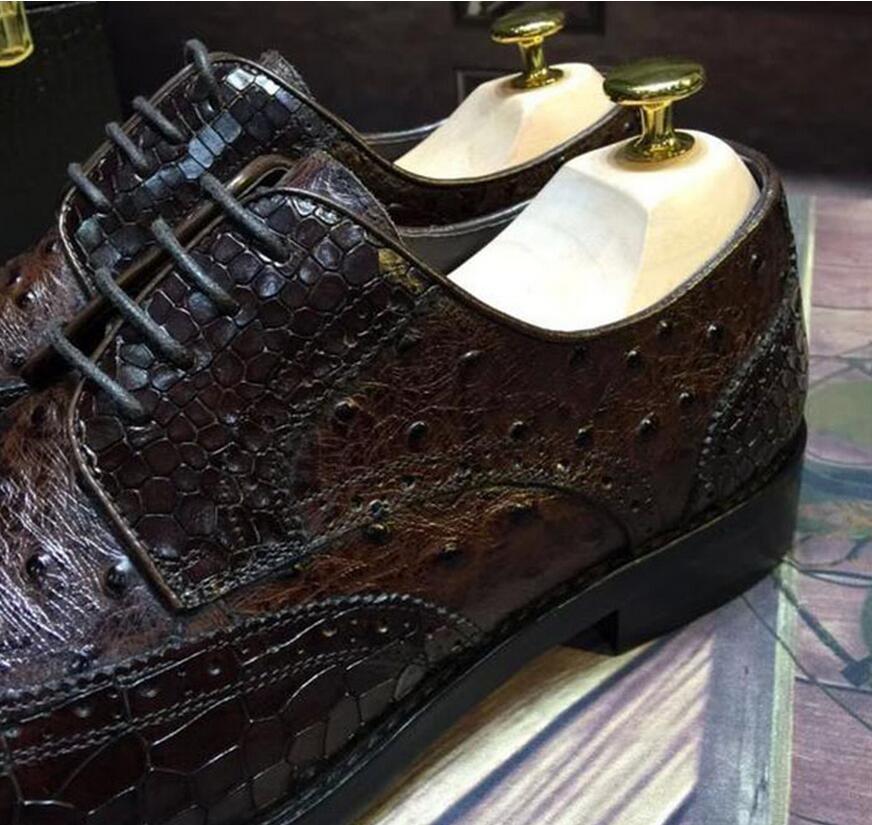 Zapatos De Vestir para hombres Cuero Formal ala Retro de grabación en relieve tallar punta del ala Formal Con Cordones Oxford ca2599 Zapatos De Vestir para hombres Cuero Formal ala Retro de grabación en relieve tallar punta del ala Formal Con Cordones Oxford ca2599