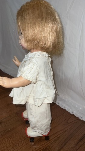 1964 Mattel Baby First Step Doll w/Red Skates Red Hair. - Picture 2 of 17