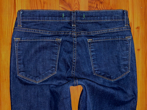 J BRAND Skinny Leg Mid Rise Dark Blue Stretch in Pure Wash Denim Jeans Size 28 - Picture 4 of 6