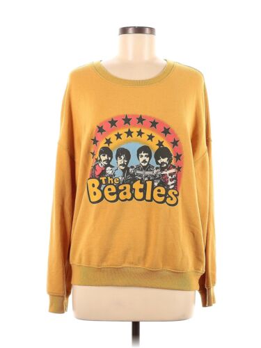 The Beatles Women Yellow Sweatshirt M | eBay