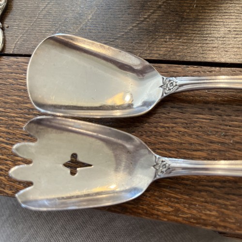 passendes Set versilberte Zucker- und Marmeladenlöffel/Pik, 1847 Rogers Heritage - Bild 3 von 4