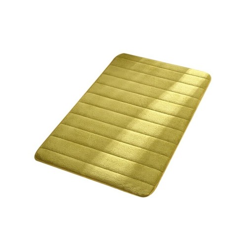 Home Coral Fleece Bathroom Carpet Non-slip Foam Absorbent Floor Mat Pad - Green - Picture 3 of 6