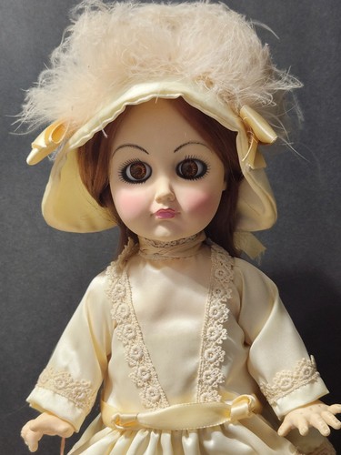 VINTAGE EFFANBEE'S PETITE FILLES SAMMLUNG 16 ZOLL DENISE PUPPE HASELNUSS SCHLAFAUGEN - Bild 11 von 20