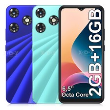 Android 6,52 Zoll Handy 16GB Ohne Vertrag Smartphone Dual SIM Octa Core 4G 2025