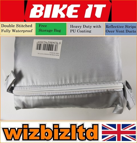 BMW F 650 Funduro 1993-1999 Deluxe Heavy Duty Motorcycle Rain Cover - Picture 4 of 12