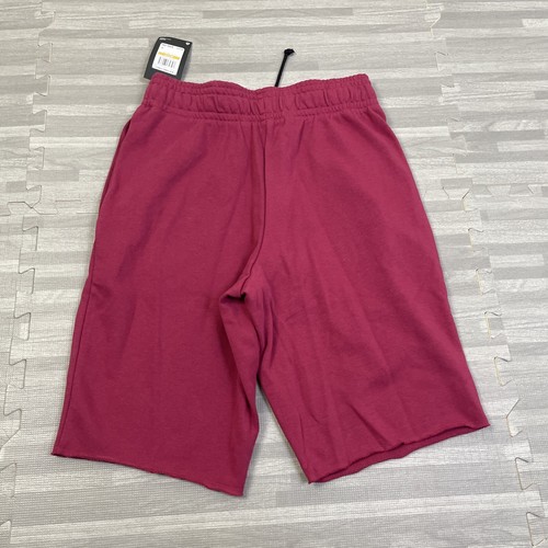 Under Armour UA Rival Terry Sweat Shorts Gym Mens Size S Small 10" Maroon $45 - Picture 8 of 8