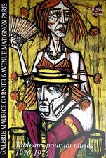 BERNARD BUFFET   AFFICHE GALERIE MAURICE GARNIER