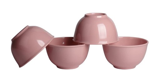 Set Of 4 Melamine Bowls Plastic Cereal 30 Oz Soup Dessert For Serving Salad Ice - Picture 3 of 3