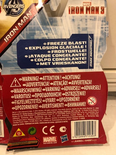 LOT OF 3 MARVEL IRONMAN 3 HYDROSHOCK  GHOST AMOUR  & GOLD SNAPACTION FIGURES NEW - Picture 9 of 9