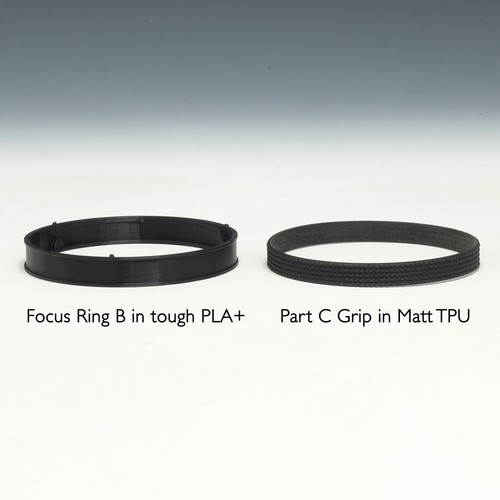 Hasselblad Replacement CF 40mm 50mm 60mm 80mm Lens Focus Snap Ring Grip Part B+C - Picture 3 of 11