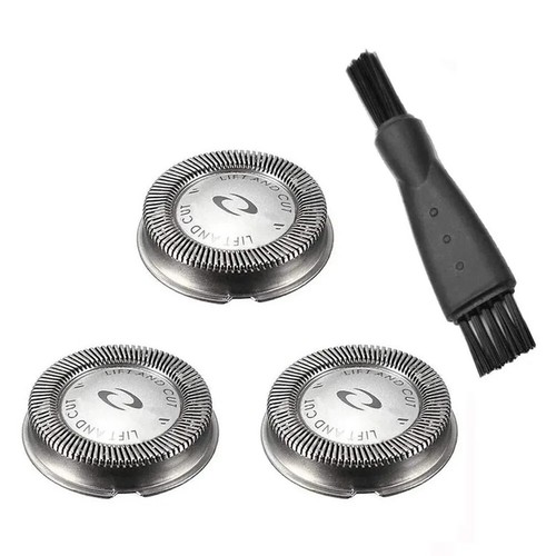 3x Pièce de rechange Rasoir Lames Embouts pour Philips HQ3 HQ4 HQ55 HQ56 HQ6405 - Foto 2 di 2