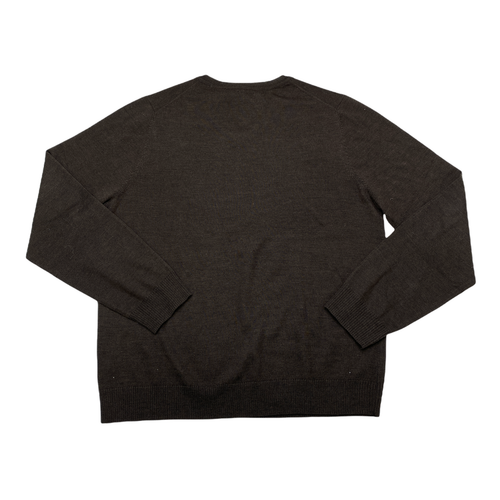 Apt. 9 Men's Brown Wool Blend V-Neck Long Sleeve Sweater Size XL B41 - Picture 2 of 5