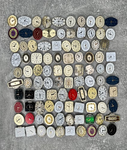 Mechanismus Uhrwerk Chaika OVAL 13x15 mm Frauen Sowjetische Steampunk Kunst 100 Teile 💛💙 - Bild 3 von 8