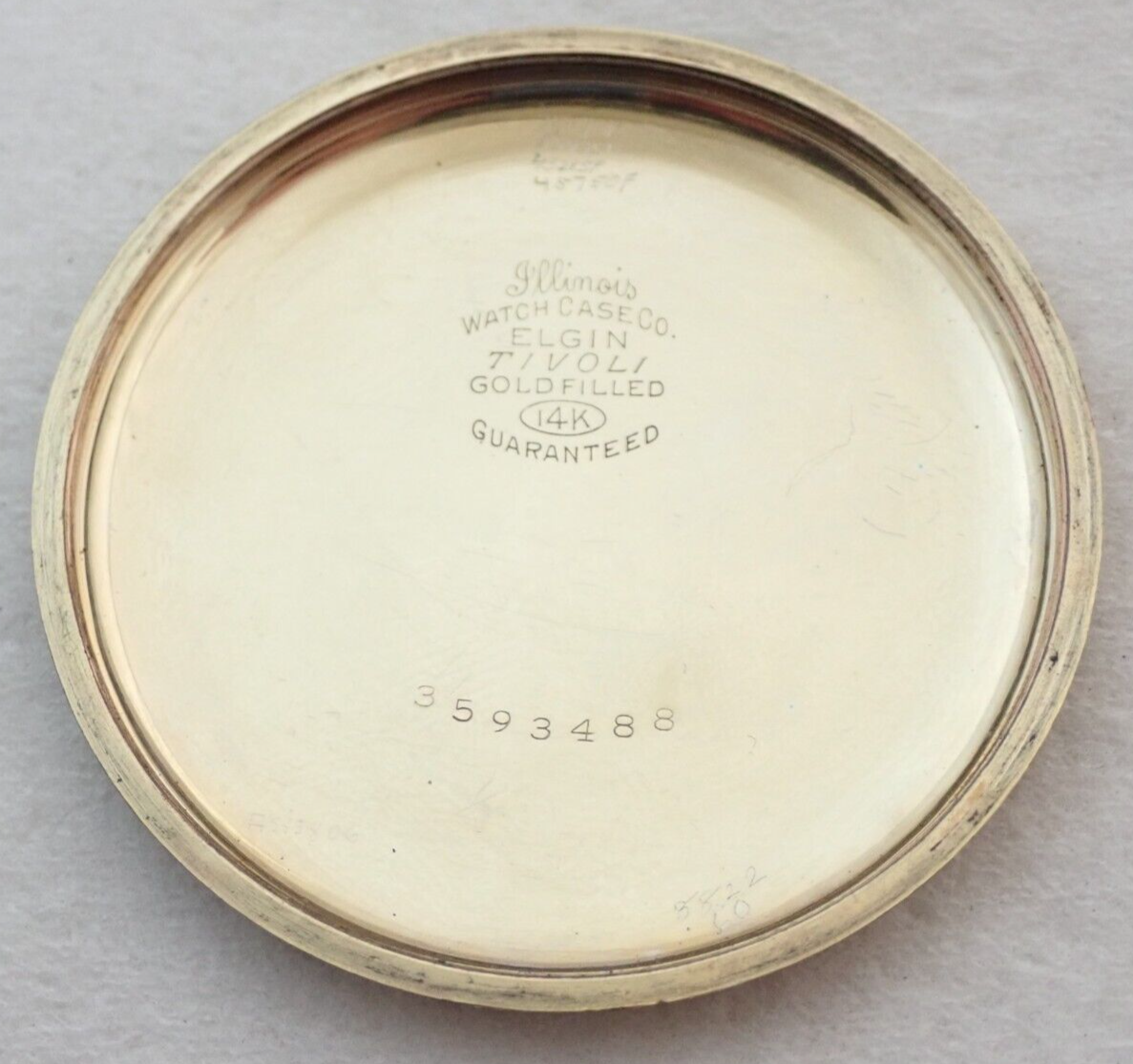 ANTIQUE 16s HAMPDEN 15 JEWEL GRADE 109 GOLD FILLED POCKET WATCH - Picture 6 of 6