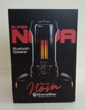 GravaStar SuperNova Bluetooth Speaker Model-G5 Black Colot 200x200x287mm-US-Seal