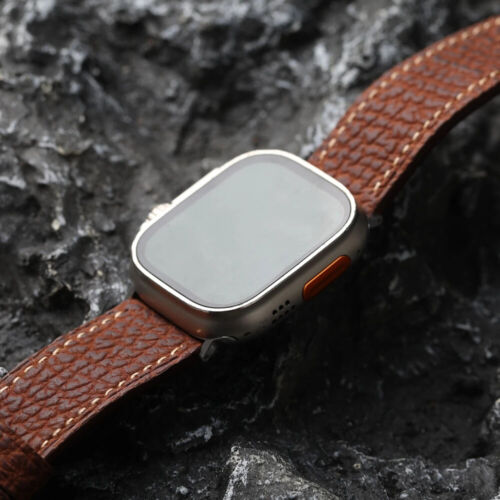 Echtleder Armband Uhrenarmband für Apple Watch Ultra 2 Serie 9 8 7 44/45/49 mm - Bild 7 von 15
