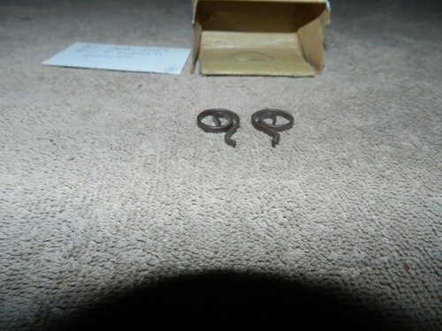 NOS 1949 -50 Chevrolet / All GM Car Door Lock Bolt Return Spring Pair 2350 Brown - Picture 2 of 5