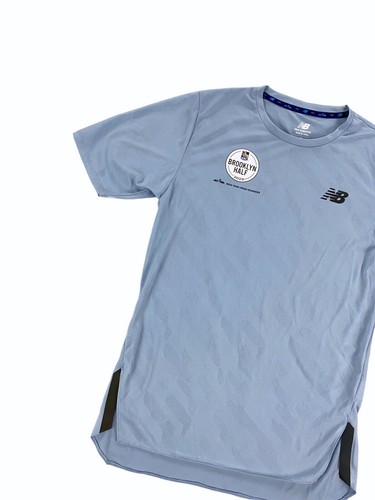 NEW New Balance Brooklyn Half NYRR 2023 Q Speed Running Shirt Blue Mens Size S - Bild 3 von 7