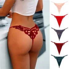 Women's Sexy Lace Panties Briefs Underwear Lingerie Knickers Thongs G-String US