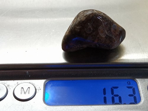 Agate turitelle pierre roulée naturelle importée des USA 16,3g turitellas jaspis - Picture 4 of 4