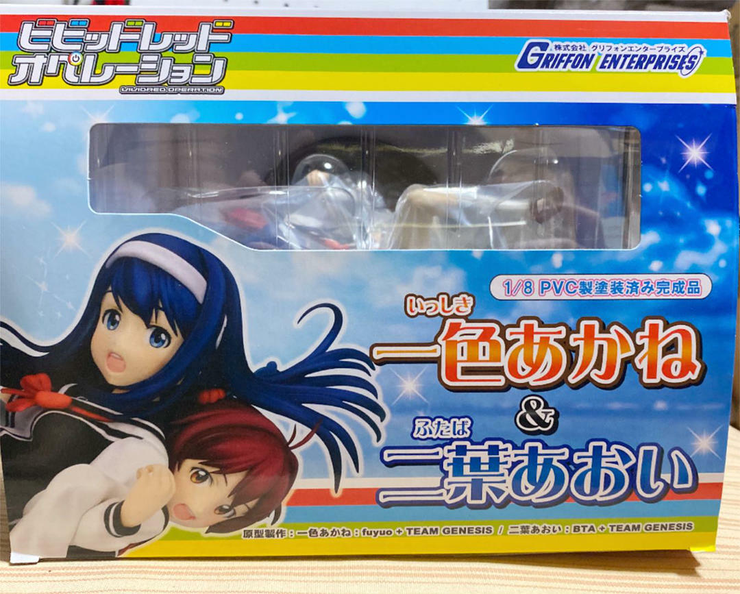 VIVIDRED OPERATION Akane Isshiki & Aoi Futaba Figure 1/8 PVC