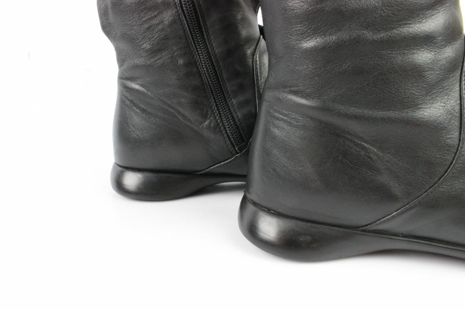 CAMPER Black Leather Knots Asymmetric ZIPPER KNEE BOOTS BOOTS BOOTS SHOES RUBBER SOLE 36 US6 1a9fe9 CAMPER Black Leather Knots Asymmetric ZIPPER KNEE BOOTS BOOTS BOOTS SHOES RUBBER SOLE 36 US6 1a9fe9