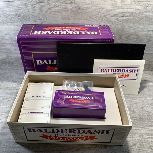ORIGINAL VINTAGE 1984 BALDERDASH BOARD GAME 100% COMPLETE EUC! - Picture 6 of 12