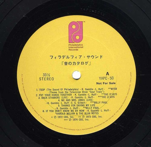 Various - The Sound Of Philadelphia '74 LP JAPAN PROMO ORG Compilation!! - Picture 3 of 3