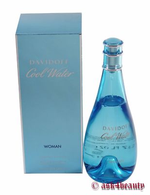 Cool Water By Davidoff 6.7oz/200ml Edt Spray For Women New In Box
