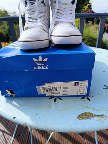 adidas Hillsdale Hi Top Team GB Turnschuhe Gr. 7 Top Zustand mit Box - Bild 5 von 5