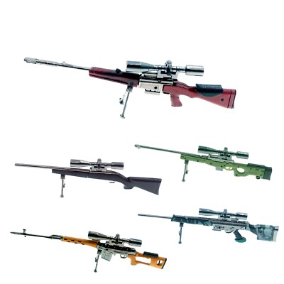 1 Random 1/12  Sniper Rifle Gun Diecast Metal Weapon For 6'' Action Figure