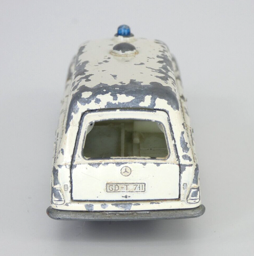 Matchbox Binz Ambulance K6 Mercedes Benz Toy Car Vintage Kingsize Lesney - Picture 7 of 14