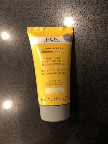REN Skincare Clean Screen Mineral SPF 30 0.34 FL OZ /10 ML Travel Size - Picture 6 of 6