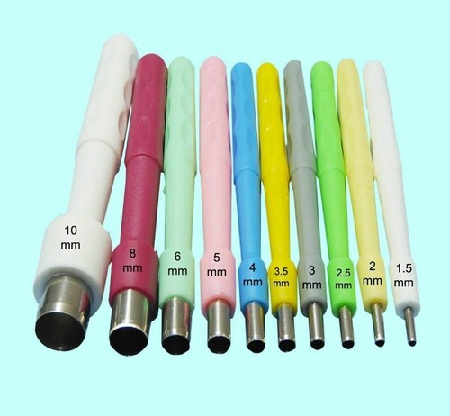Disposable Sterile Micro Dermal Body Piercing Biopsy Punches Tool Pack of 50 Pc