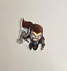 Thor Laptop Sticker Marvel God Of Thunder Waterproof Skateboard Decal