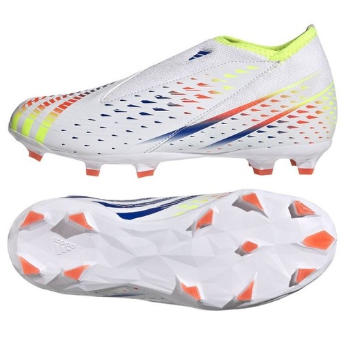adidas Predator Edge .3 Laceless Firm Ground Kids Sizes 10-4 RRP £65 GW0984 - Picture 1 of 6