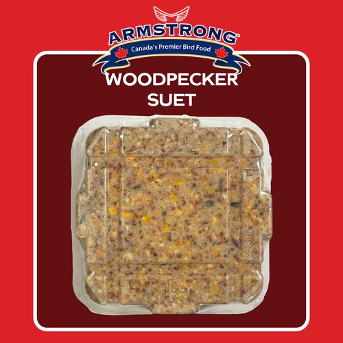 Armstrong Wild Bird Food Woodpecker Suet Cake, 10.6oz (Pack of 1) - Picture 3 of 7