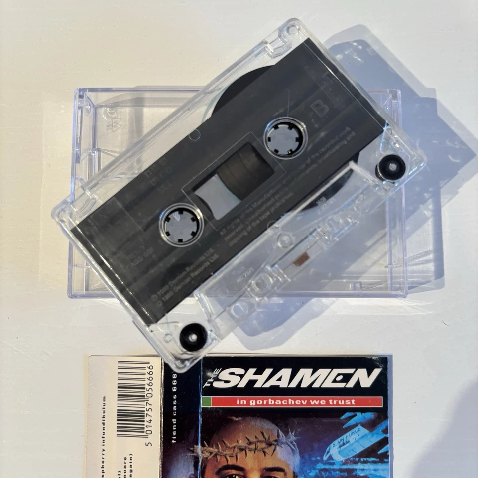 THE SHAMEN - IN GORBACHEV WE TRUST (UK CASSETTE TAPE) - Image 3 of 4