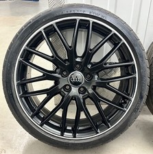 19” OEM AUDI S3 Black edition ALLOY WHEELS 5x112 8V 8P RS3 VW CADDY GOLF V SPOKE