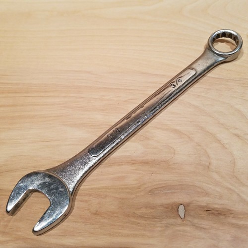 4 Combination Wrenches 3/4" 11/16" 5/8" 9/16" #4 - Swanky Barn - Picture 4 of 12