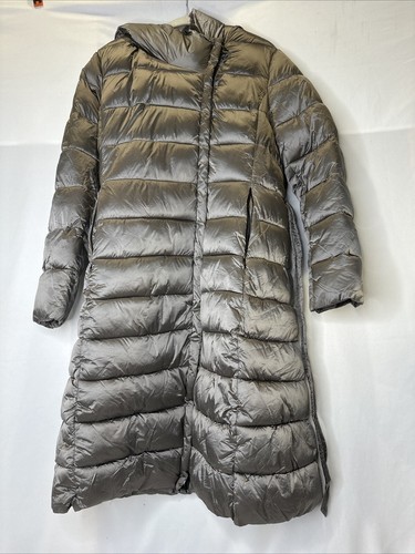 XXL langer Damen Puffer Mantel Kapuze Stepp Daunen Alternative Mantel Gürtel weich - Bild 9 von 13