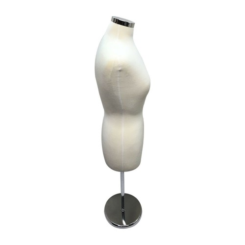 Cream 22"-43"H Adjustable Female Mannequin Dress Form Neck Block With Base - Picture 5 of 7