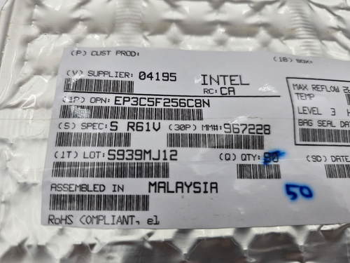 Lot of 50 uits Intel / Altera EP3C5F256C8N FPGA - Field Programmable Gate Array - Picture 3 of 5