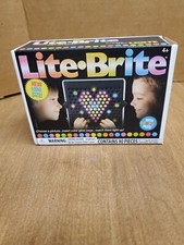 Lite Brite Mini 3.5" Includes 4 Templates 85 Colored Pegs NEW Wb2