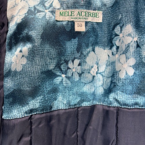 VTG VICTORIAN EDWARDIAN Wool JACKET DRIVING CAR COAT PUFF SLEEVE Italy Size 38 - Picture 8 of 12