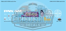 Pan Am Railways MEC 50' FMC Boxcar 31902 HO Scale Decal Graffiti
