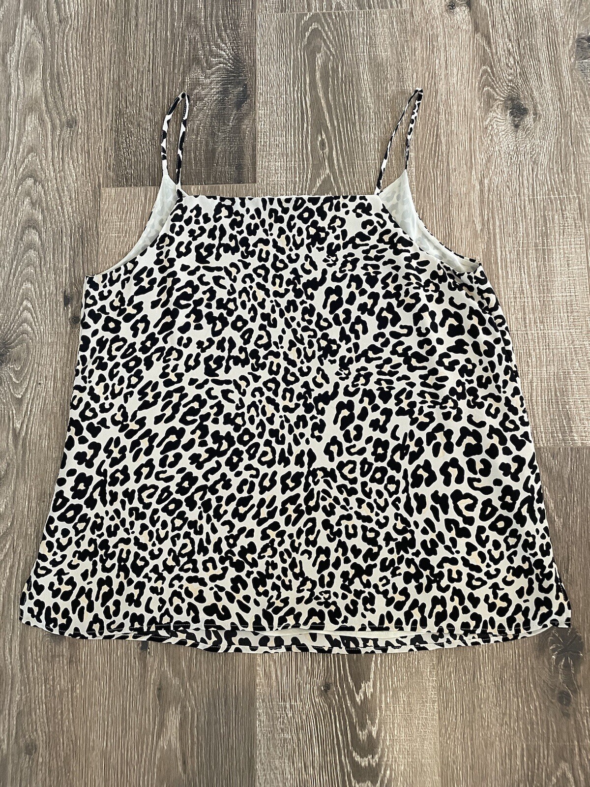 Loft Cami Blouse Leopard Pattern, Size Medium - image 2