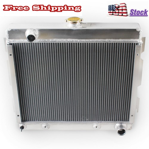 3Row Radiator For 1970-1972 1971 Dodge Dart/Plymouth Duster/Valiant 5.2L/5.6L V8 - Picture 3 of 9