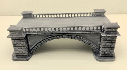 Stone Arch Bridge N Scale (1:160) Custom Designed Hand-Crafted Model Railroad - Picture 2 of 11