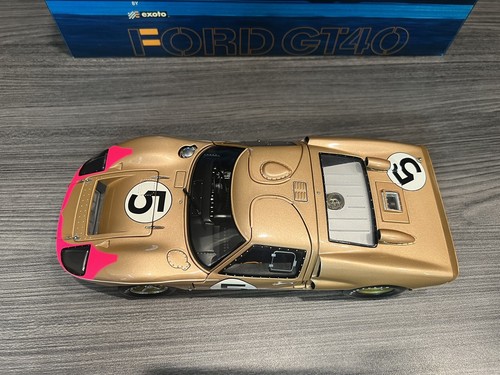 XRARE Ford GT40 MKII #5 Le Mans 24Hr R. Bucknam/ D. Hutcherson 1:18 Exoto MIB - Picture 15 of 24